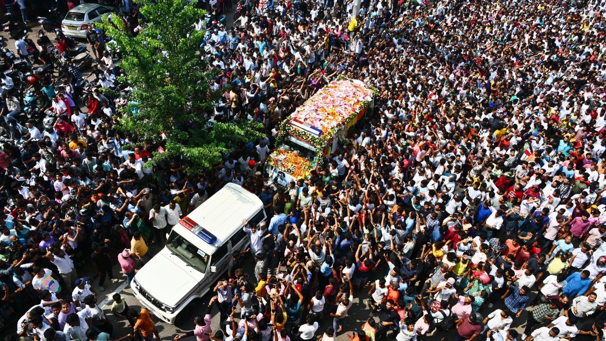 Singer Zubeen Garg's mortal remains begin final journey home, thousands wait at Guwahati stadium to bid adieu